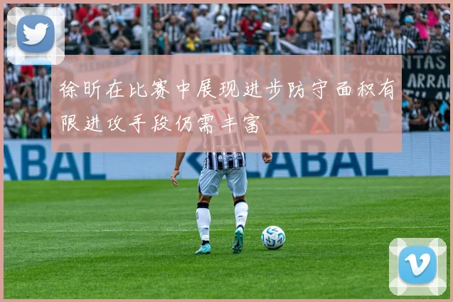 徐昕在比赛中展现进步防守面积有限进攻手段仍需丰富